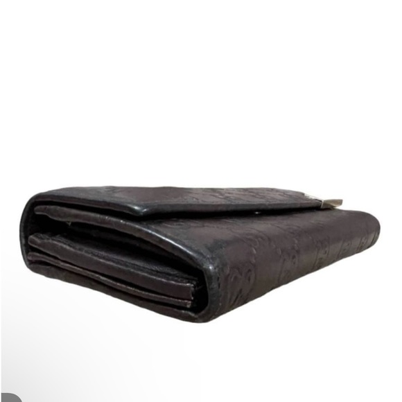 GUCCI Guccisima brown leather long wallet. - Picture 2 of 13